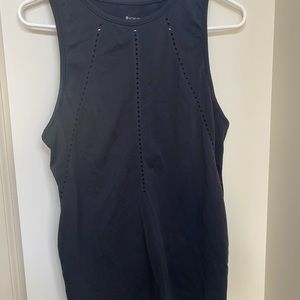 Athlete Black Back Tie Tank Top!